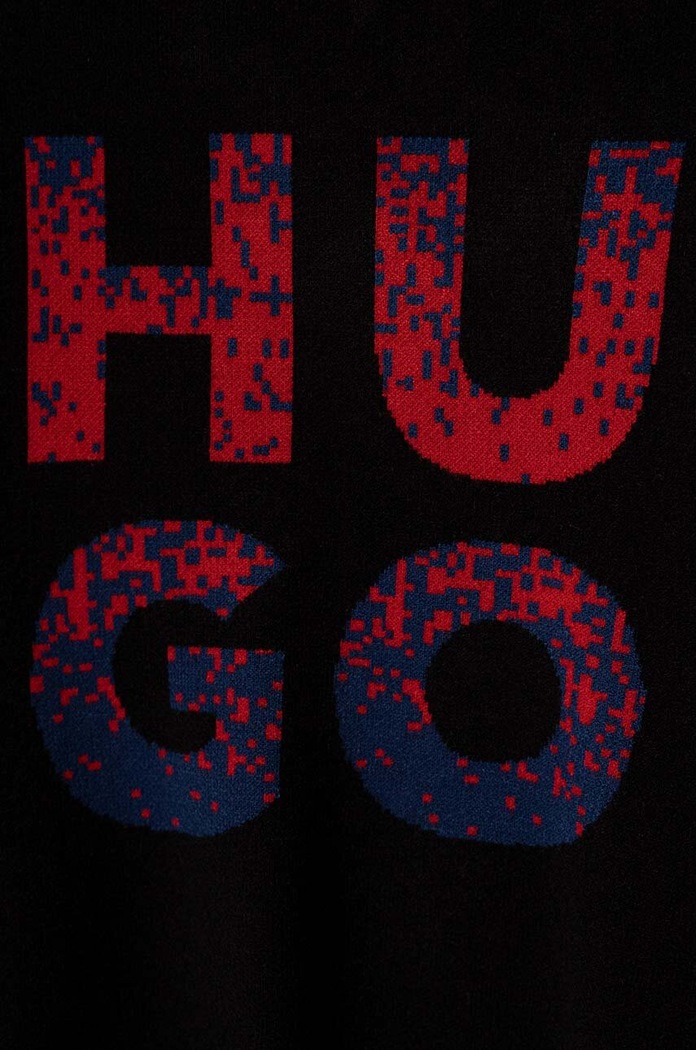Момче Детски суичър HUGO G25149.114.150 черен