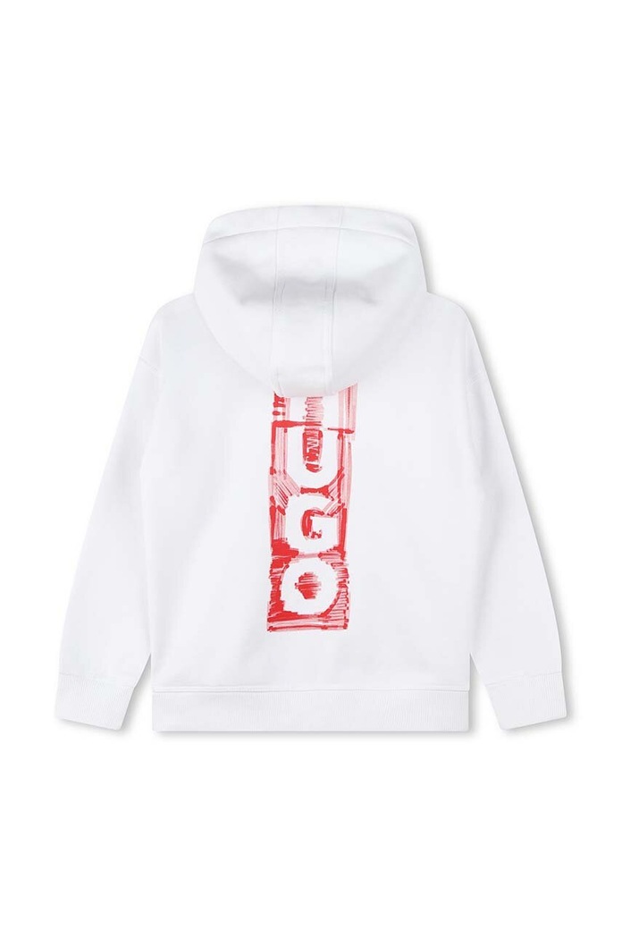HUGO Bluza dziecięca G25156.114.150 biały AW23