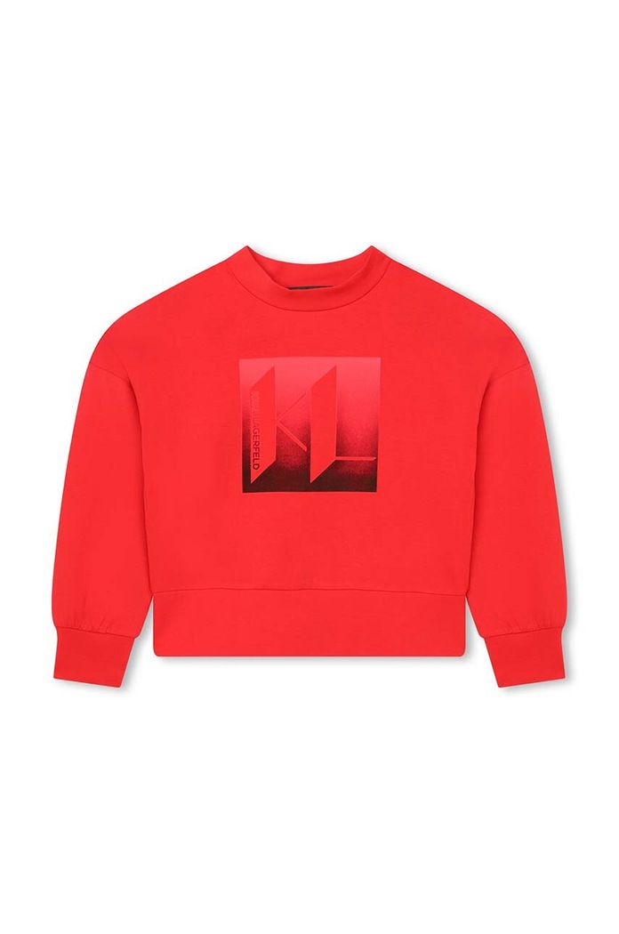 Παιδική μπλούζα Karl Lagerfeld Z15461.114.150 κόκκινο AW23