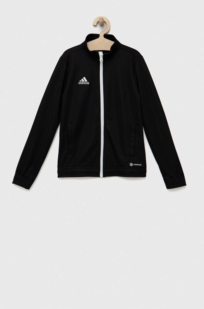 Dětská mikina adidas Performance ENT22 TK JKTY bez kapuce černá H57520