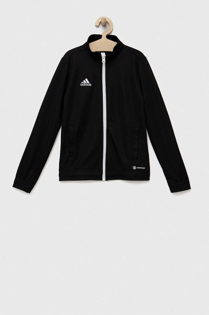 Dětská mikina adidas Performance ENT22 TK JKTY bez kapuce černá H57520