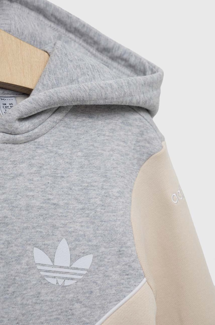 Dječja dukserica adidas Originals siva IJ5379