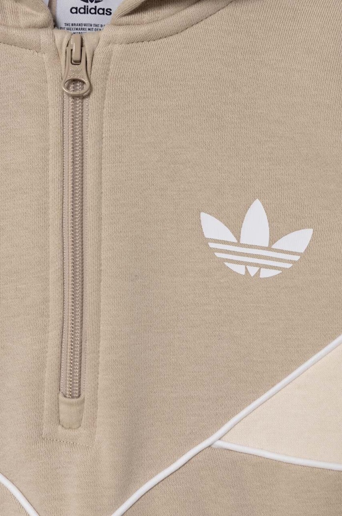 Dječja dukserica adidas Originals bež IJ5380