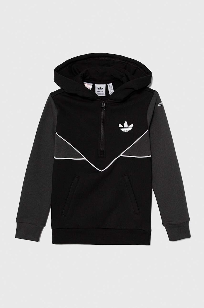 Dětská mikina adidas Originals IJ5382 černá AW23