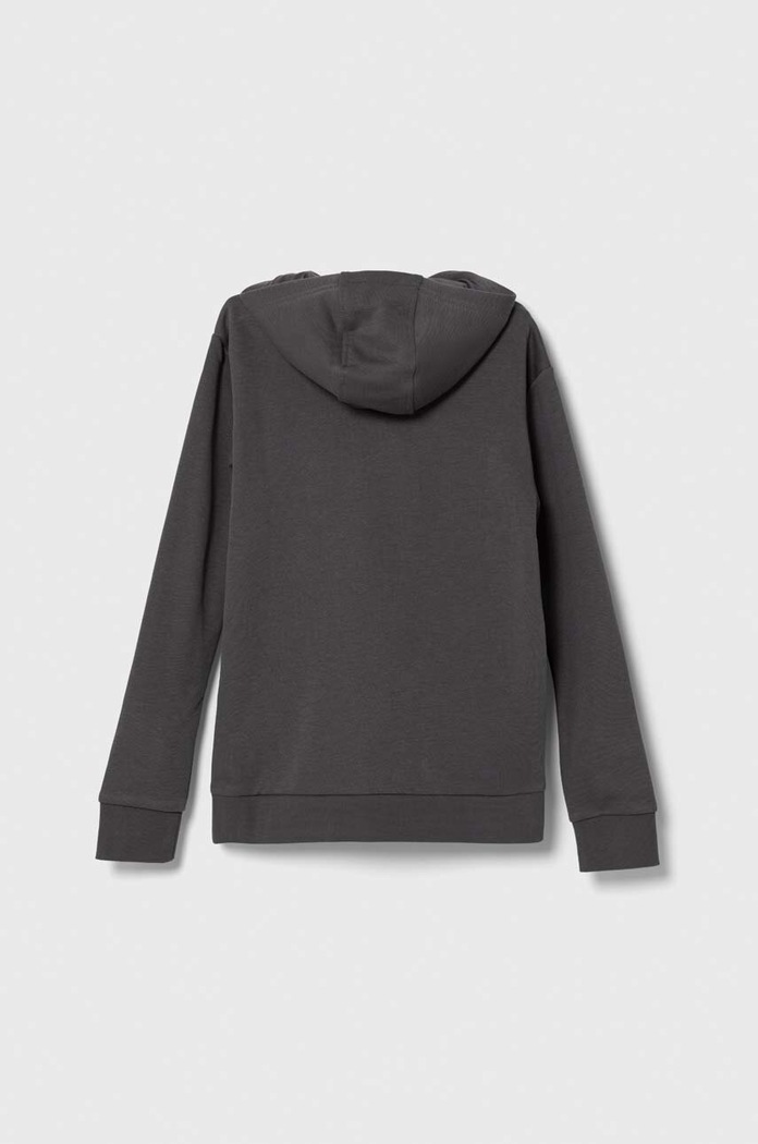 Chlapec Detská mikina adidas Originals TREFOIL IJ7206 sivá