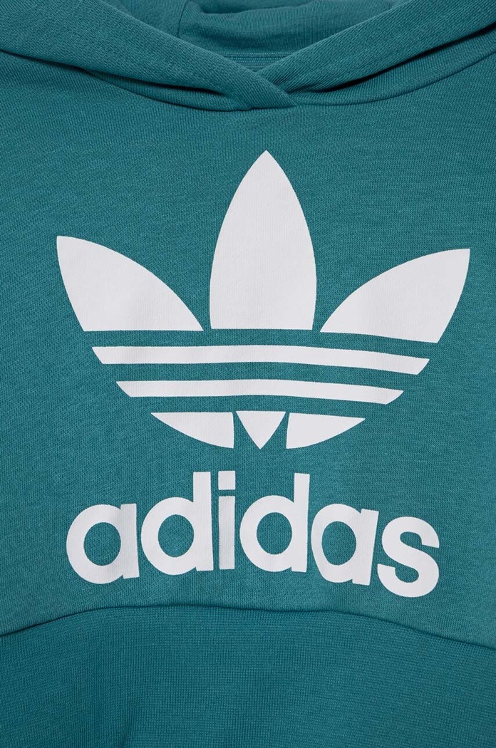 adidas Originals bluza dziecięca turkusowy IJ9721