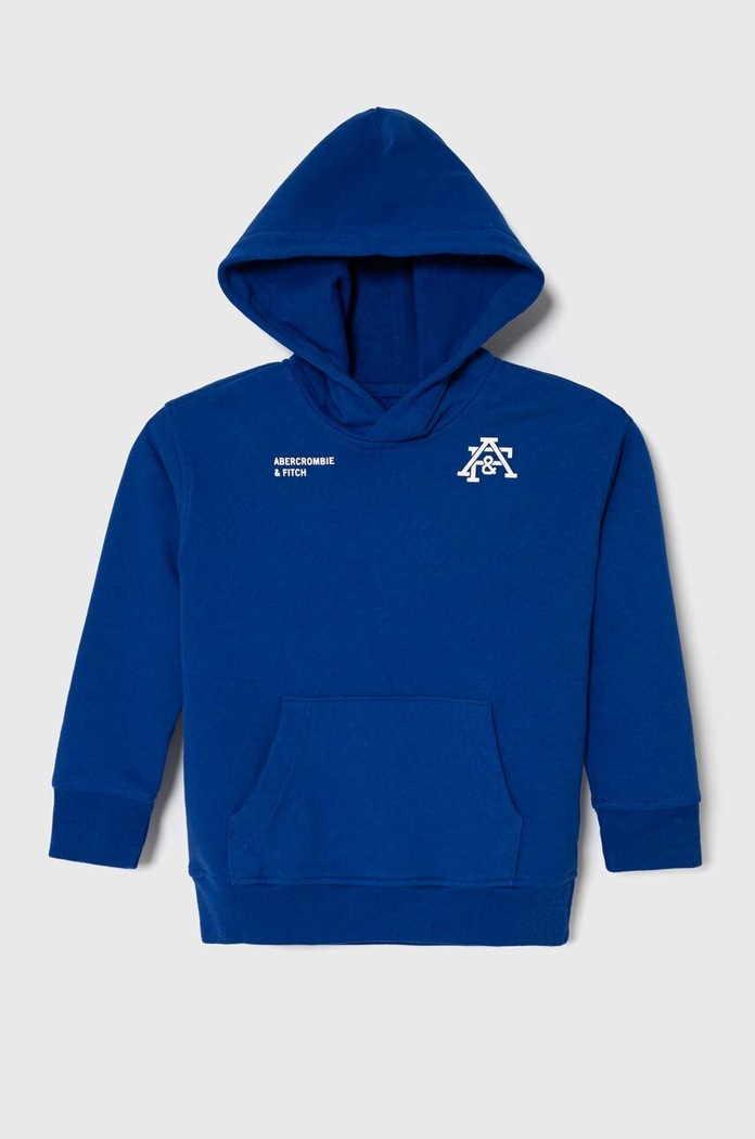 Abercrombie & Fitch bluza copii uni albastru KI222.3057