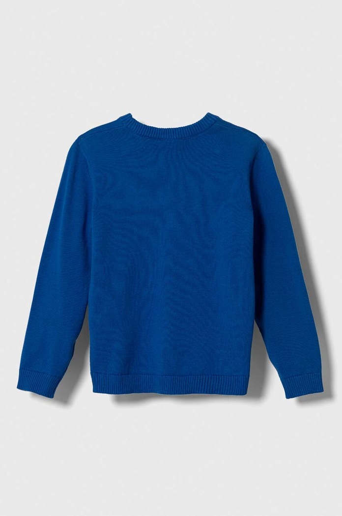 Παιδικό βαμβακερό πουλόβερ United Colors of Benetton 1294G1012.P.SEASONAL μπλε AW23