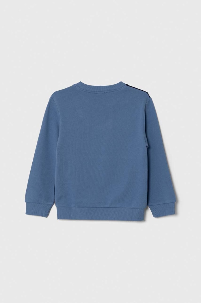 United Colors of Benetton gyerek melegítőfelső pamutból 3J68G10AE.P.SEASONAL kék AW23