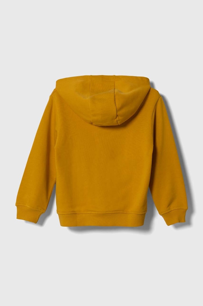 United Colors of Benetton bluza bawełniana dziecięca 3J68G5023.P.SEASONAL żółty AW23