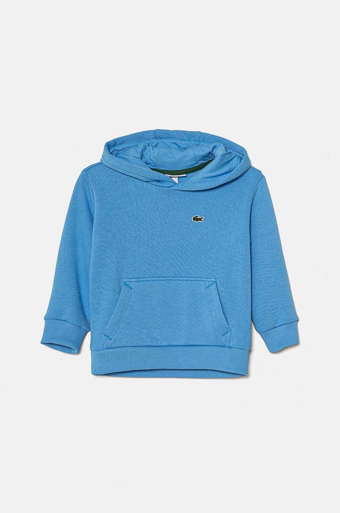Lacoste bluza copii uni albastru SJ5292