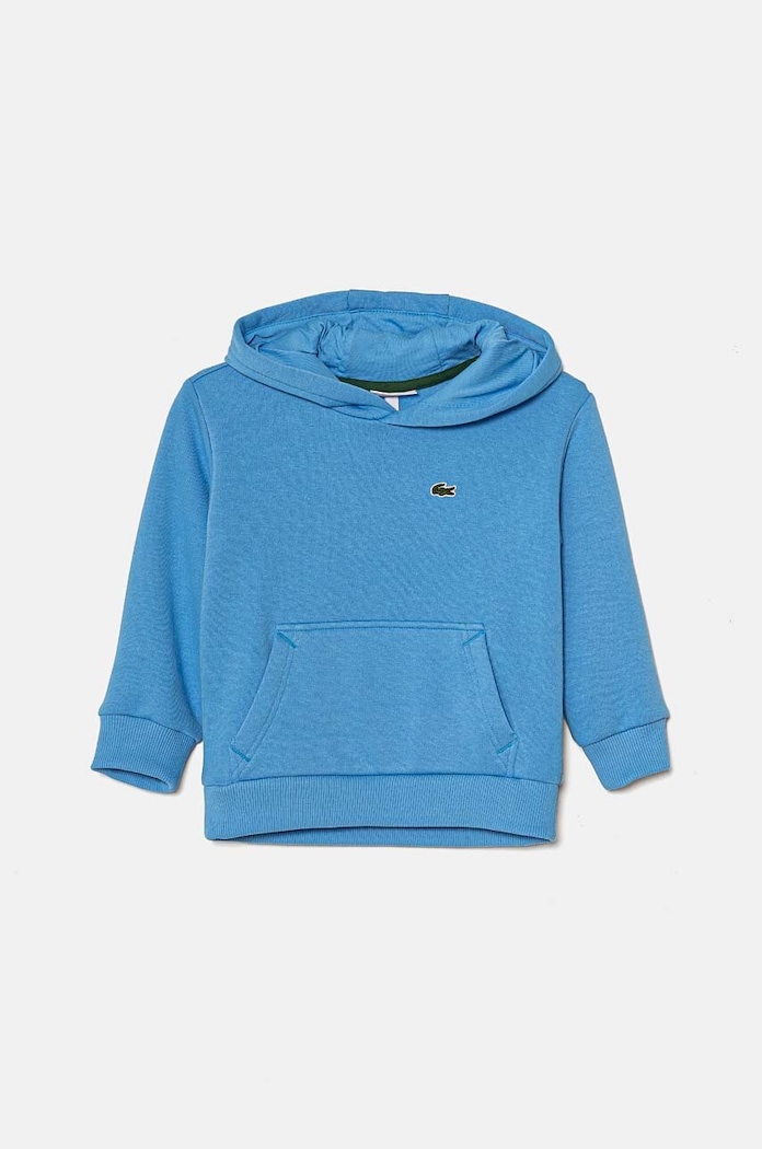 Lacoste bluza copii uni albastru SJ5292