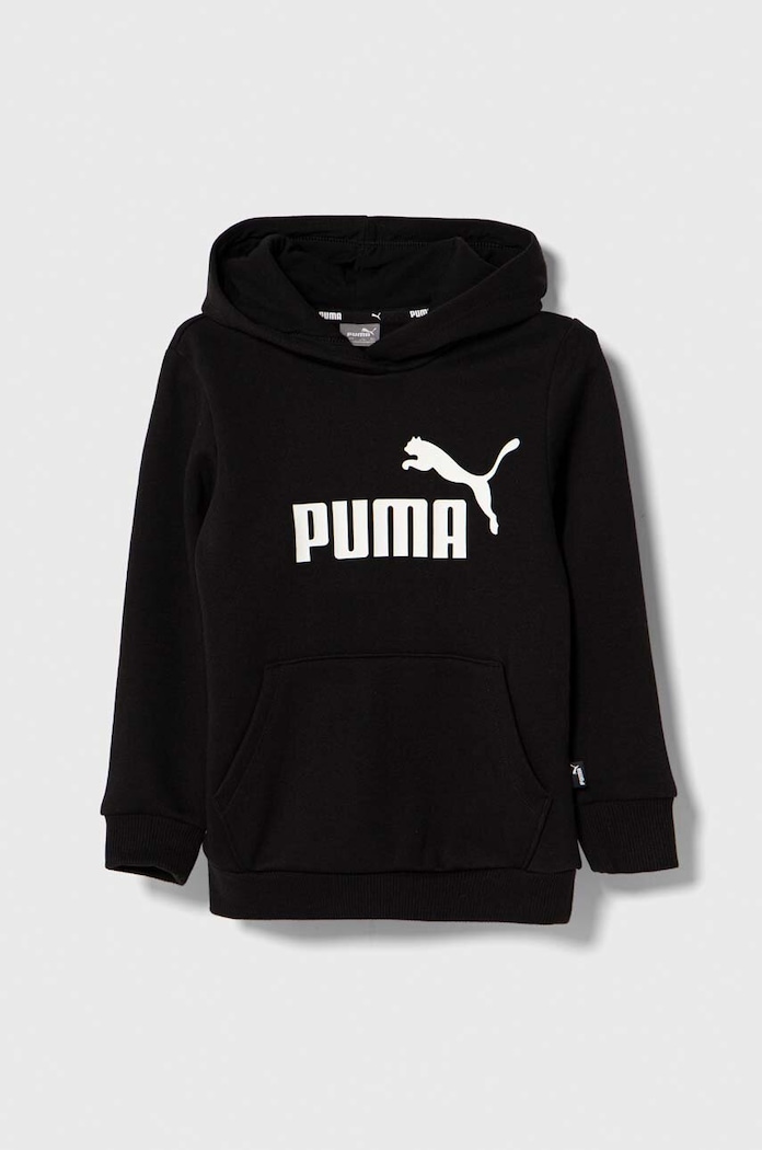 Puma bluza dziecięca ESS Logo Hoodie FL G z kapturem czarny 587031