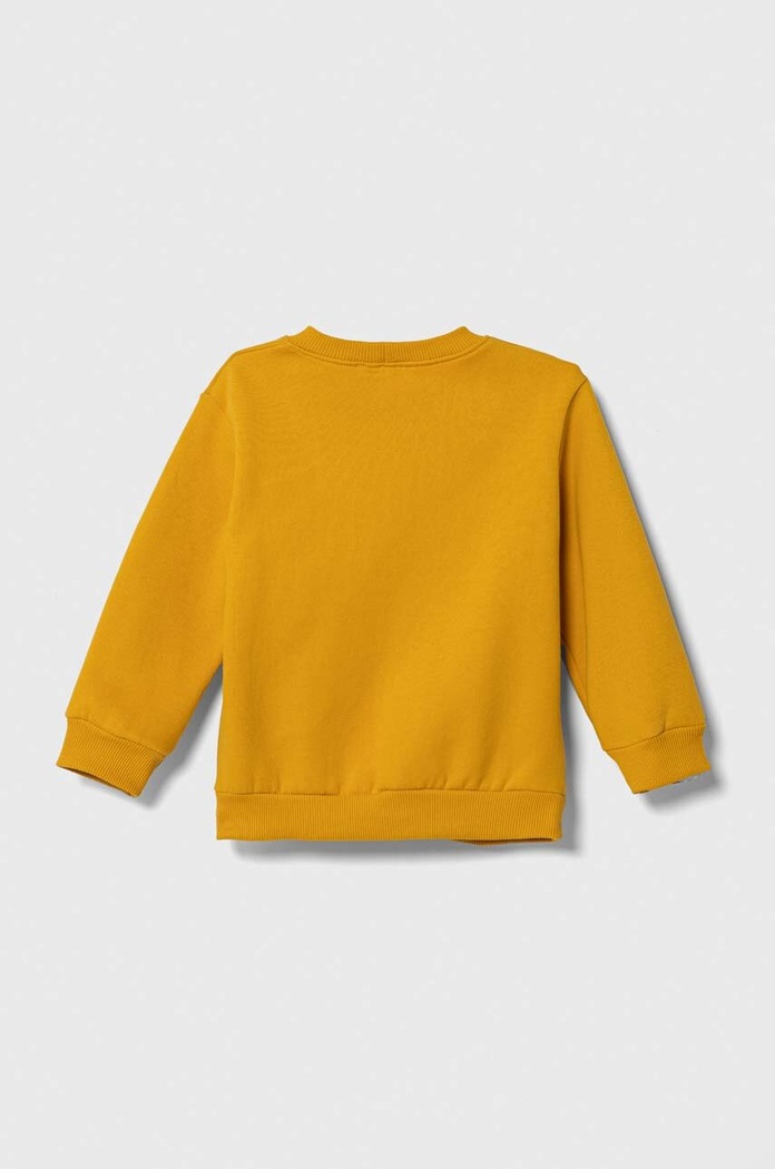 Dětská mikina United Colors of Benetton 3EB5G10BA.P.SEASONAL žlutá AW23