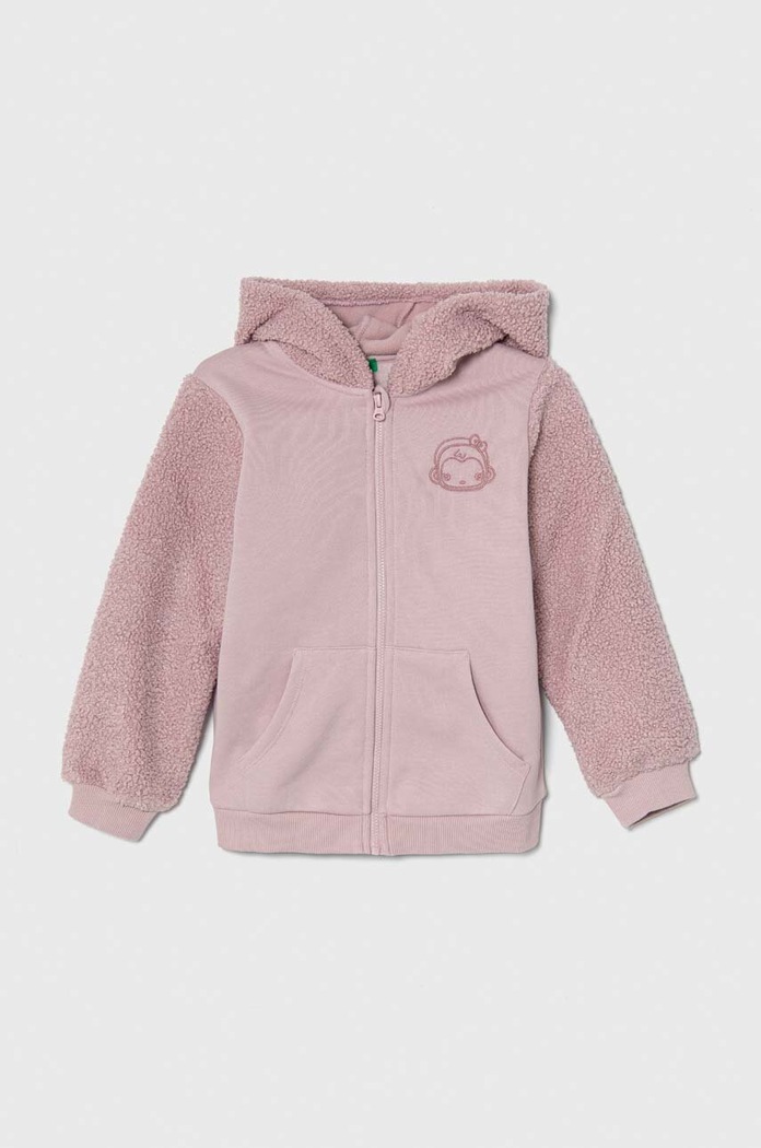 United Colors of Benetton bluza dziecięca pozostałe fioletowy 3ZFJG502J.P.SEASONAL