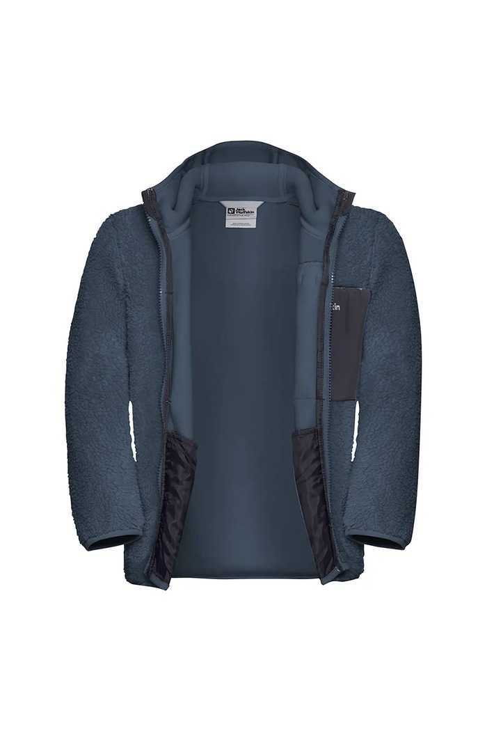 Detská mikina Jack Wolfskin ICE CURL HOOD Jack Wolfskin 1609232.92.152 modrá