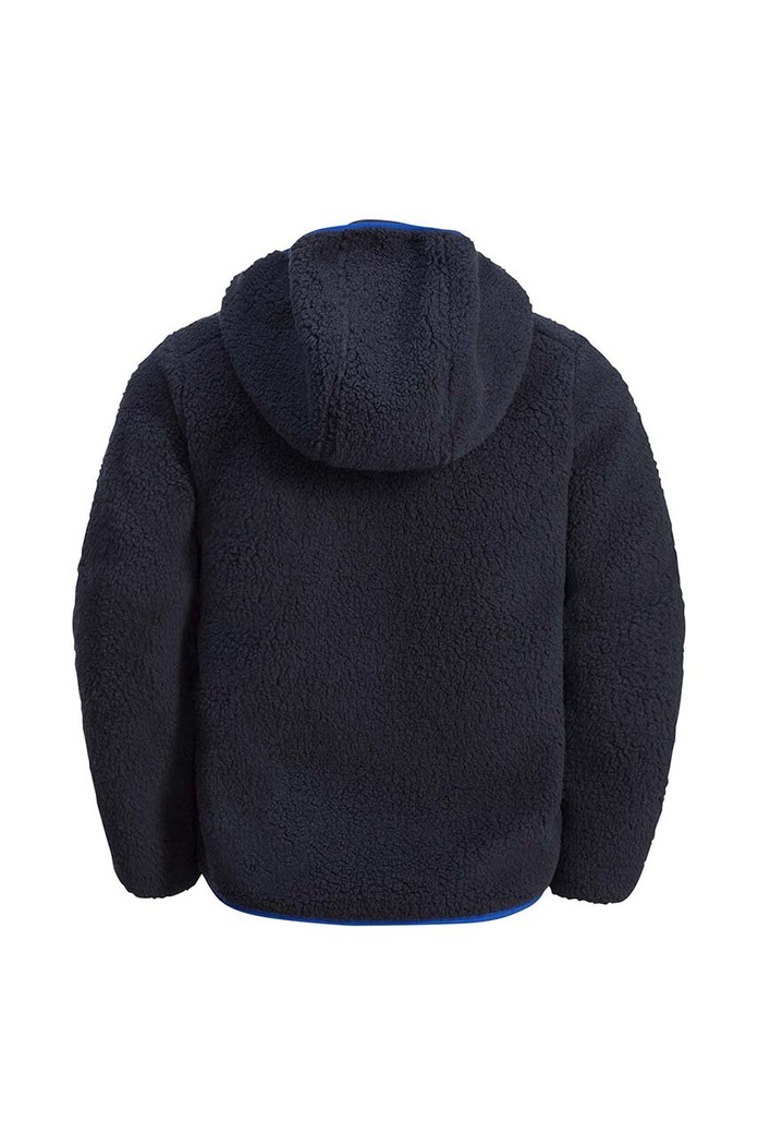 Chłopiec Jack Wolfskin bluza dziecięca ICE CURL HOOD 1609232.92.152 czarny