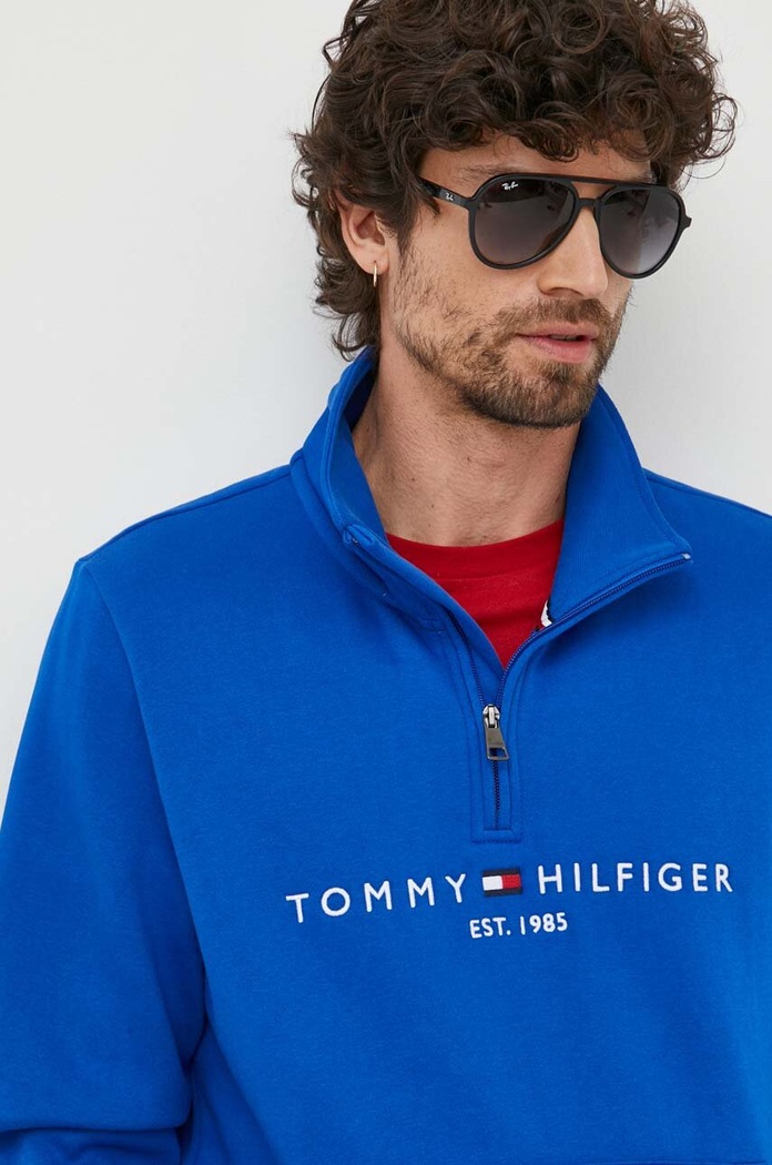 Dukserica Tommy Hilfiger plava MW0MW20954