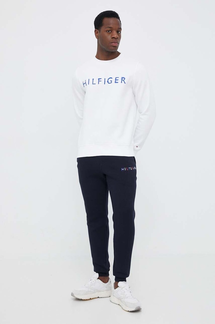 Mikina Tommy Hilfiger MW0MW32358 bílá AW23