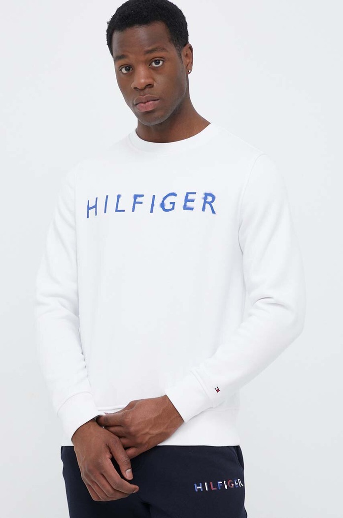 Mikina Tommy Hilfiger bílá MW0MW32358