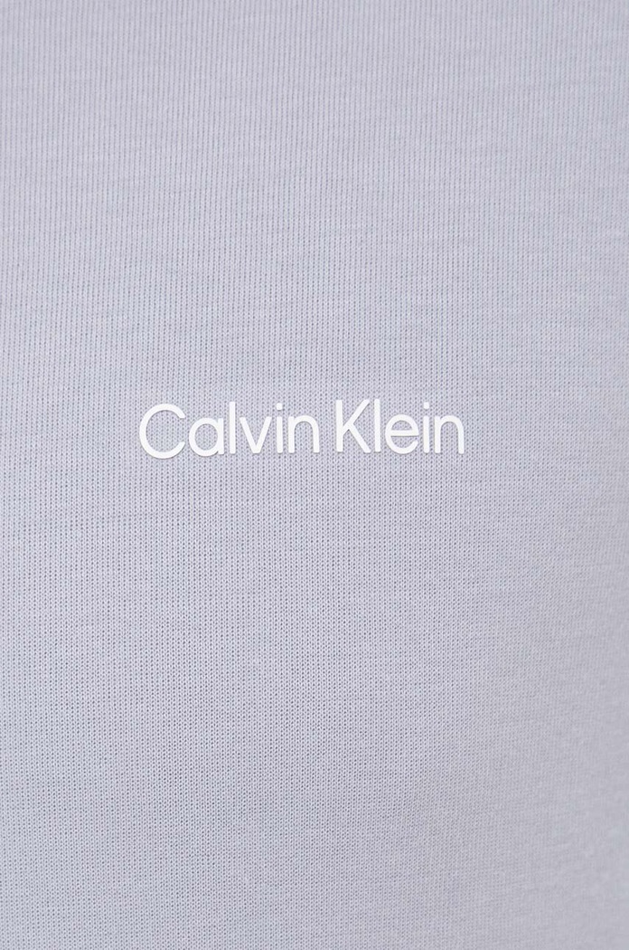 Calvin Klein mikina s kapucí pánská s bavlnou K10K109927 šedá