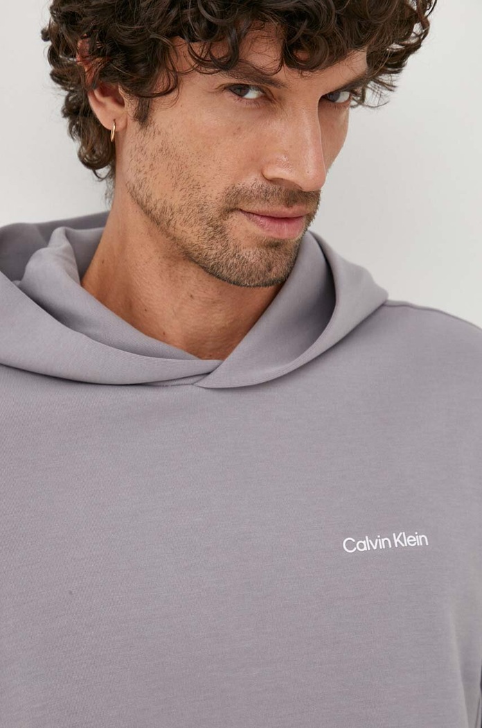 Mikina Calvin Klein šedá K10K109927