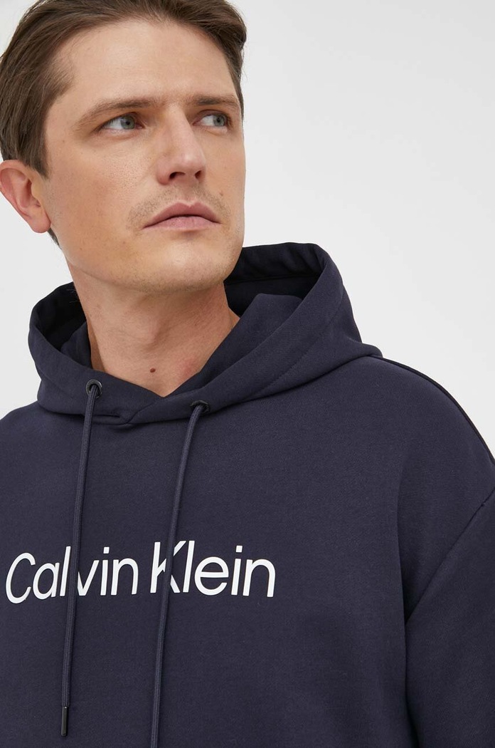 Odzież Calvin Klein bluza bawełniana K10K111345 granatowy
