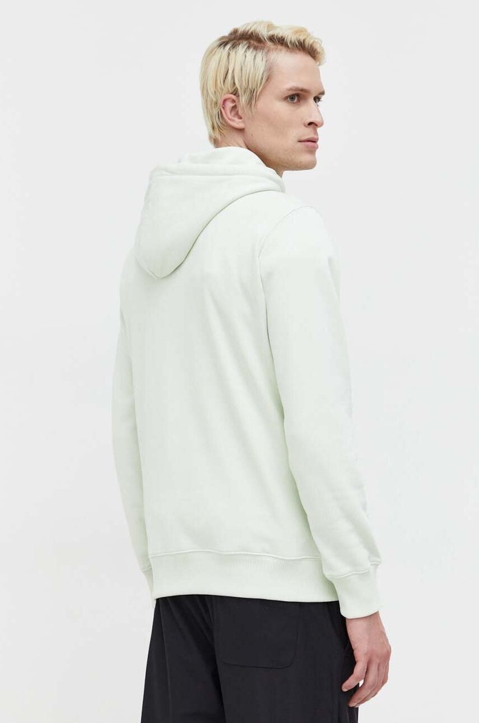 Odjeća Pamučna dukserica Calvin Klein Jeans J30J320805 zelena