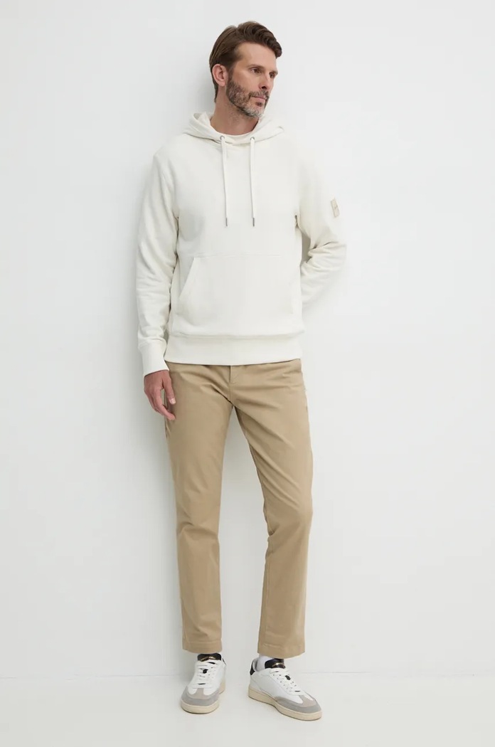 Bavlněná mikina Calvin Klein Jeans J30J323430 béžová AA00