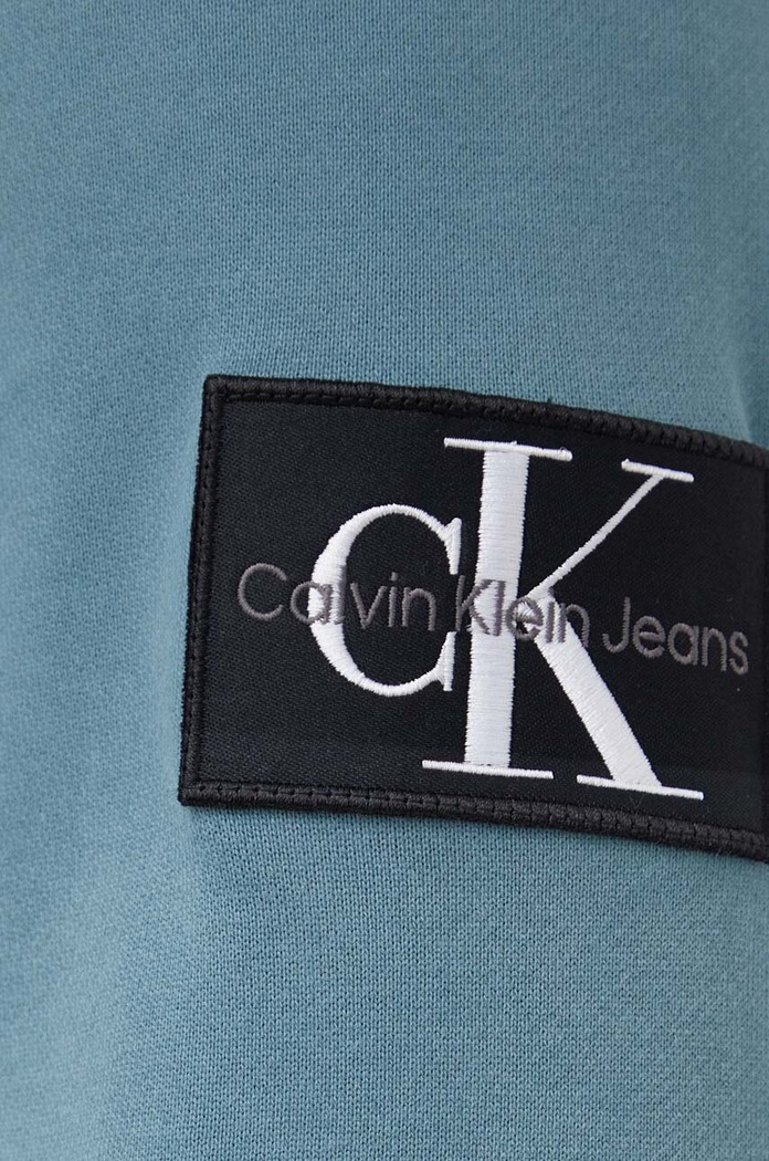 Bluza bawełniana Calvin Klein Jeans niebieski J30J323430