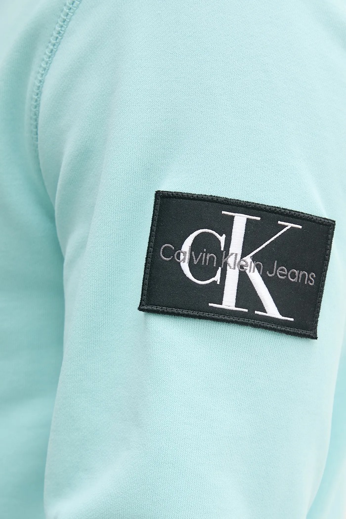 Calvin Klein Jeans bluza bawełniana J30J323430 turkusowy