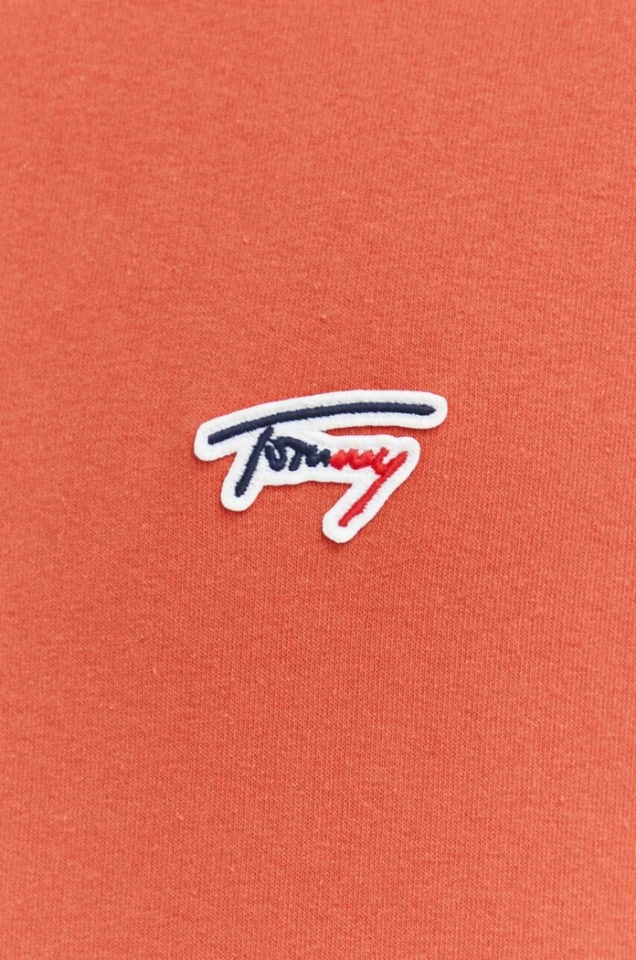 Mikina Tommy Jeans DM0DM16796 oranžová