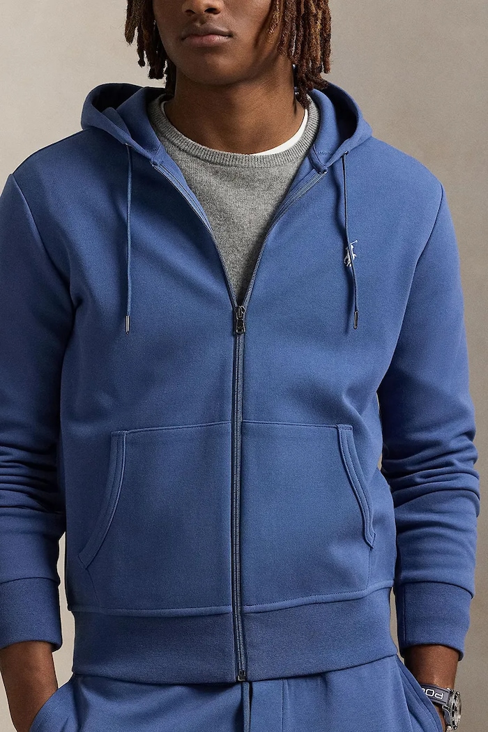 Bluza rozpinana z kapturem Polo Ralph Lauren 710881517 granatowy