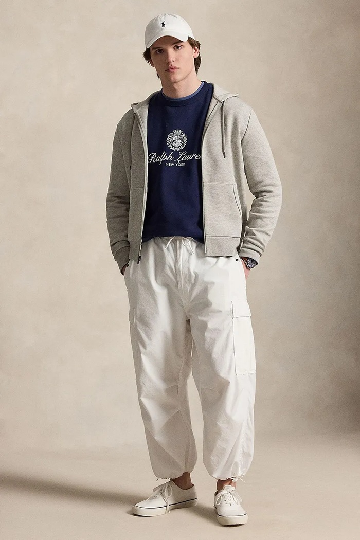 Odzież Polo Ralph Lauren 710881517 szary
