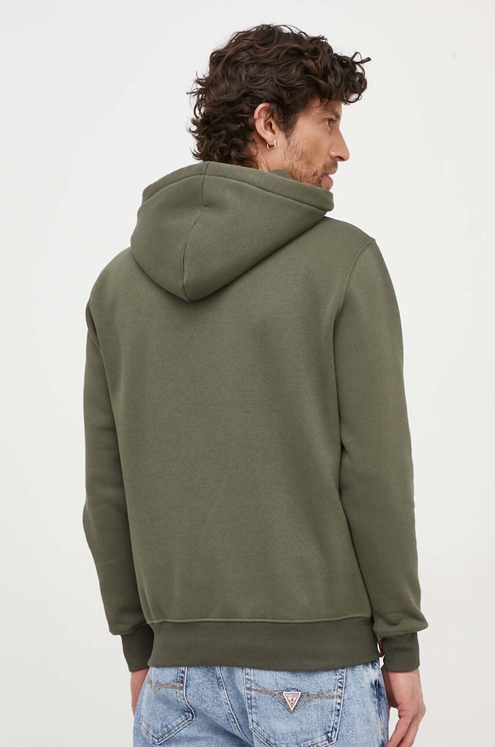 Oblačila Pulover Alpha Industries 196318.142 zelena