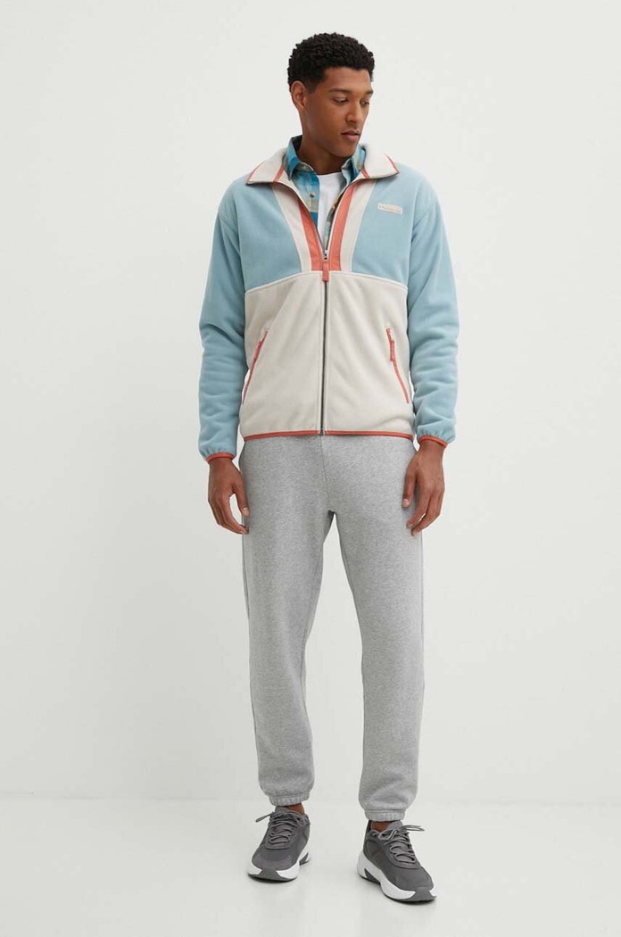 Поларен суичър Columbia M Backbowl FZ Fleece Res 2053853 син AW23