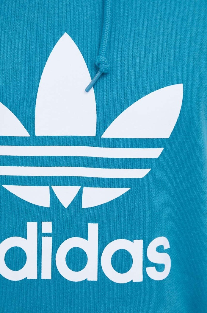 Pamučna dukserica adidas Originals IM4498 tirkizna