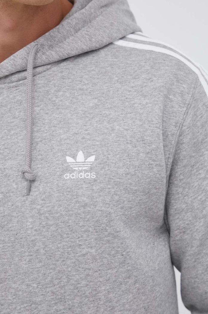 Mikina adidas Originals 3-Stripes IL2496 sivá