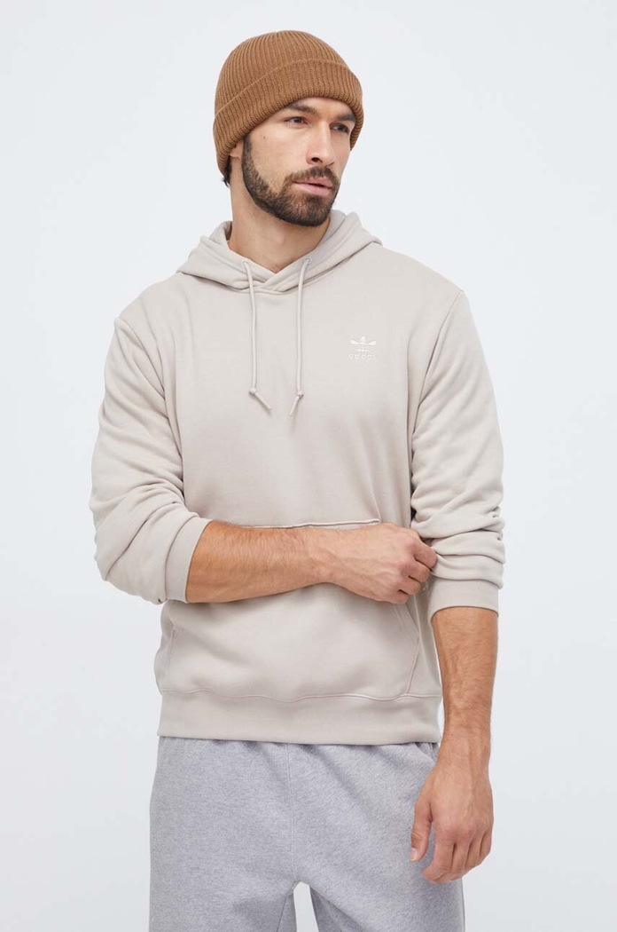 adidas Originals hanorac de bumbac print bej IL5191