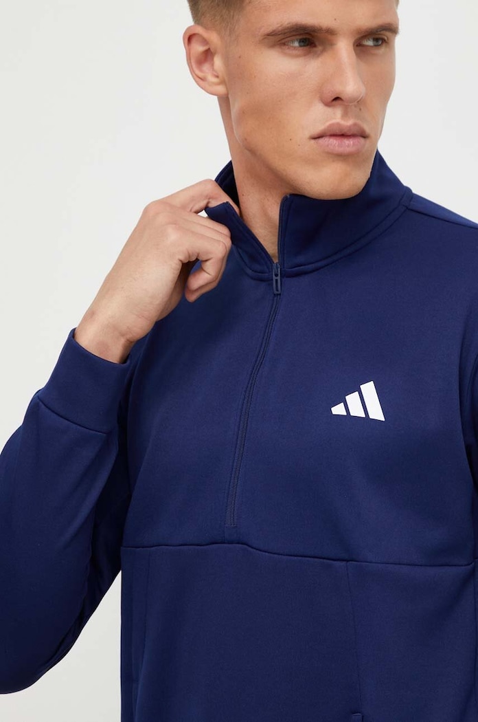 Tréninková mikina adidas Performance modrá IM1772