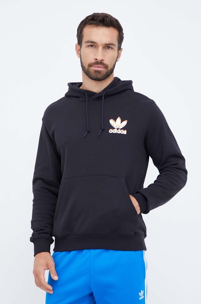Odzież adidas Originals bluza bawełniana IJ0610 czarny