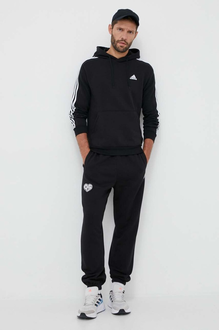 adidas bluza Essentials IB4028 czarny AW24