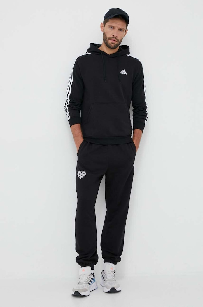adidas bluza Essentials IB4028 czarny AW24