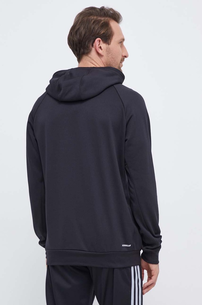 Oblečenie Tréningová mikina adidas Performance HZ3057 čierna