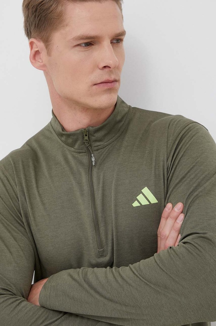 Tréningová mikina adidas Performance Train Essentials zelená HZ3113