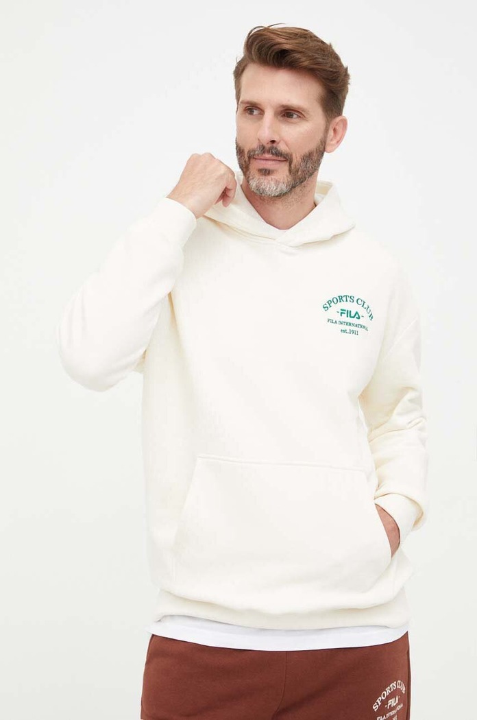 Суичър Fila с качулка бежов FAM0503