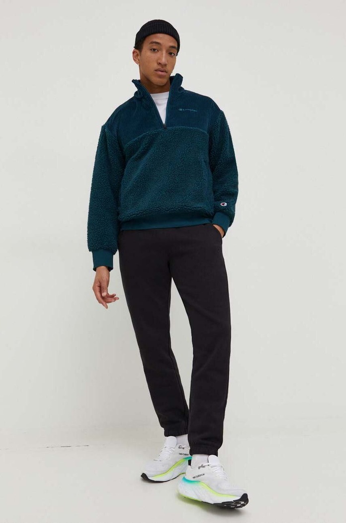 Champion felpa 219447 turchese AW23