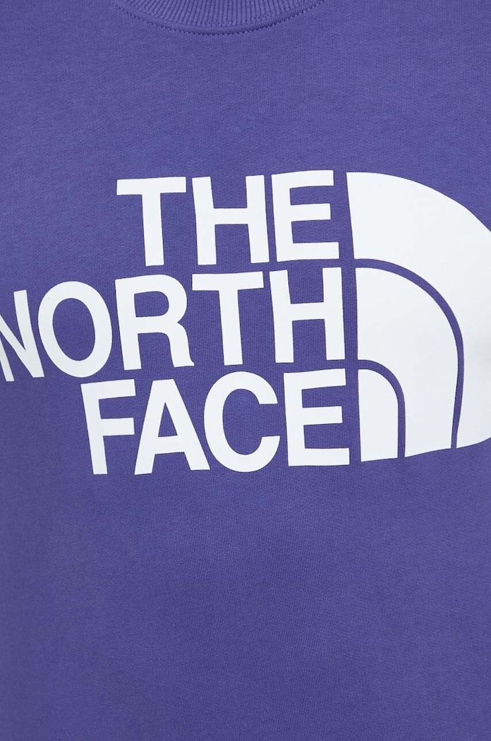 Bavlněná mikina The North Face NF0A4M7WI0D1 fialová