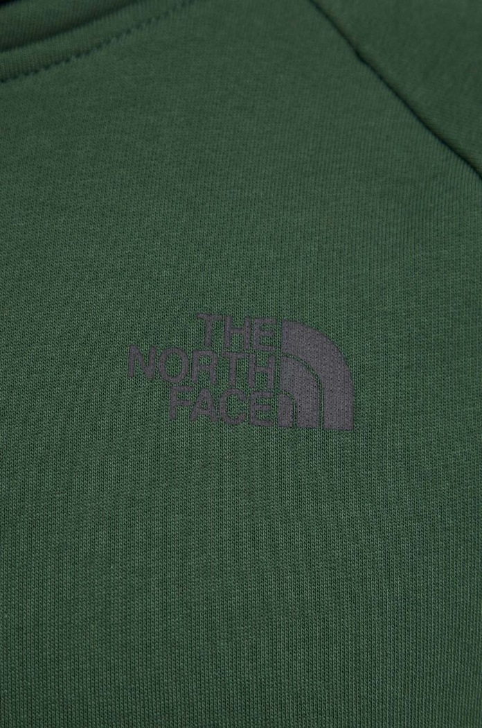 The North Face bluza bawełniana Raglan Redbox NF0A2ZWUI0P1 zielony