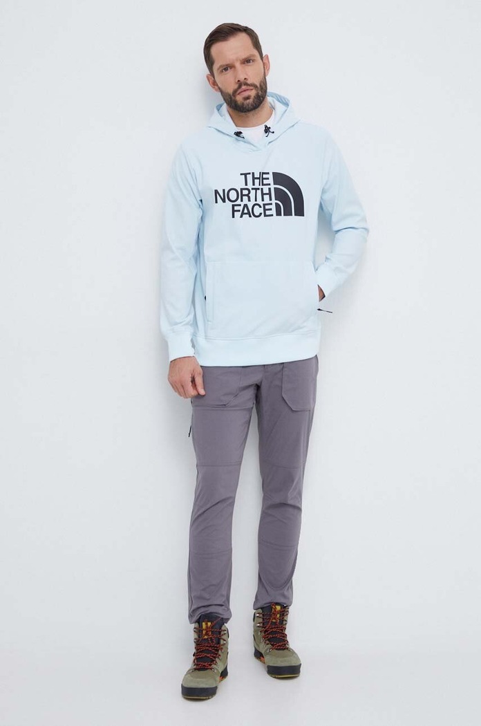 Sportovní mikina The North Face Tekno Logo NF0A82V6I0S1 modrá AW23